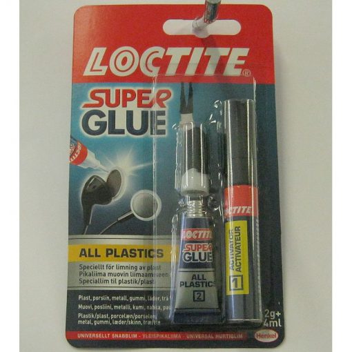 Snabblim Plast Loctite Super Glue